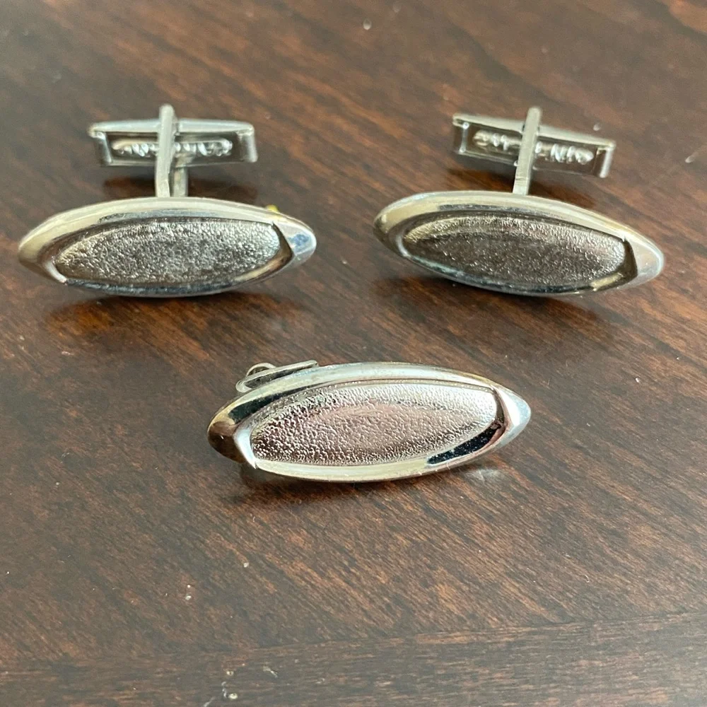 Vintage VTG 18 Piece Cuff Link Tie Clip Lapel Pin Lot‎